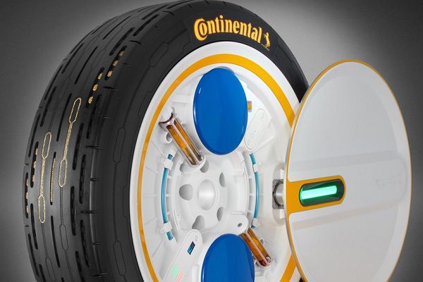 CARE, un pneu présenté par Continental qui se gonfle automatiquement