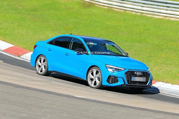 Audi S3 2021 : sans camouflage, la version sportive (mais discrète) se dévoile